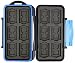 Produktbild Flashwoife Turtle-SD12MSD24 spritzwasserdichte Speicherkarten Kartenbox Schutzbox, patentierte Aufnahme, 12 x SD Karte und 24 x Micro SD Cards Case Etui, Card Box, Karten Aufbewahrung, Tasche, schwarz