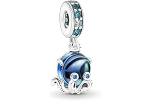 Lkwidi Abalorios Charms Colgantes de Animales de amor familiar Cuentas Plata de Ley 925 con Compatible con Pulsera Europeo, Charms para Mujer
