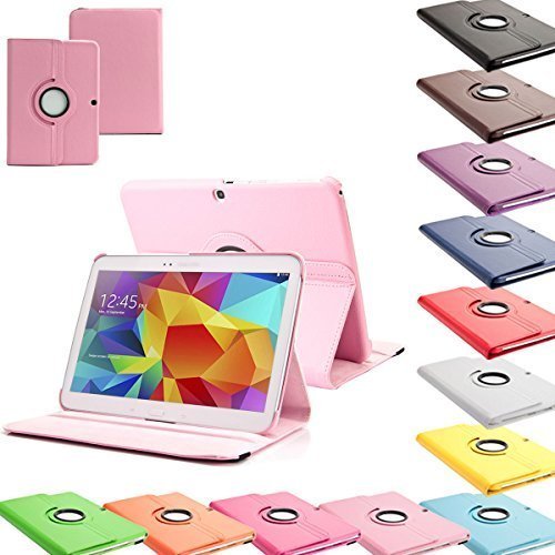 SVS-Trade 360   Tab4 10 1 Standtasche f  r SAMSUNG GALAXY TAB 4 10 1 SM-T530   T531   T535 H  lle Schutz Etui Tasche Cover  Rosa 