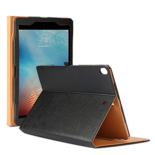 SPARIN Neu Apple ipad pro10.5 Hülle,Ultra Slim Leder Tasche Hülle Etui Schutzhülle Für ipad pro10.5 Case Cover Holder(Schwarz, Ultra Dünn) - 8