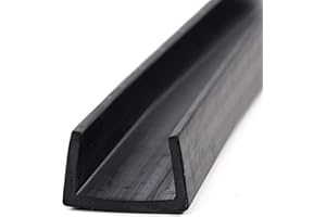 SHHMA Caoutchouc Profil U Joint De Protection Une Variété De Spécifications Au Choix, Noir,22mm x 13mm,Length:10m