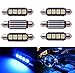 Produktbild Inlink 6pcs Blau Fehlerfrei Canbus 4SMD 5050 42 mm LED Auto LED Kennzeichenbeleuchtung Soffitte LED Umfeldbeleuchtung Soffittenlampe Soffitte Dome Lampe DC 12 V