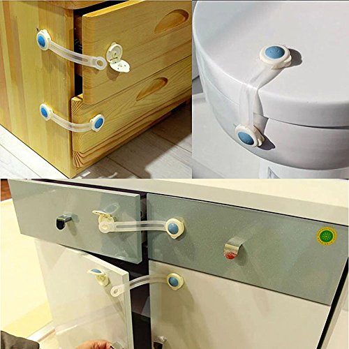 Szaerfa Child Baby Safety Locks Cupboard Latch Strap Lock Baby