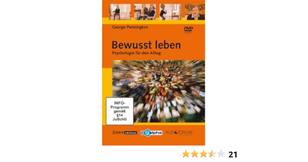 George Pennington Bewusst Leben Psychologie Fur Den Alltag Dvd 898d Amazon De Dvd Blu Ray