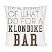 Produktbild What I Did For A Klondike Bar Funny Slogan Pillow