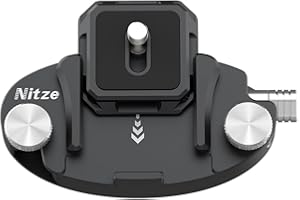 Nitze Cámara Clip Mochila Aleación de Aluminio, Clip para Cinturón de Cámara para Correa de Hombro, Camara Clips de Liberación Rápida con Tornillo de 1/4 "-20 para Camara DSLR SLR, Mochila - N58A