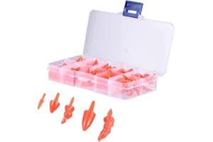 Artibetter 1 Box Mini Schneemann Nase Kunststoff Rote Nase DIY Ornament Weihnachtsdekoration Handwerk für Weihnachtsmann Nasen