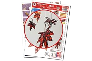 Karen Marie Klip Papirmuseets By A/S Quilling Template, Maple Leaves