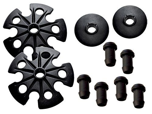 Preisvergleich Produktbild TEHNOMAT Universalsatz mit Nippeln Teller, Schwarz, Uni