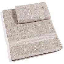 Asciugamano Con Ospite Caleffi Gim - Cotone Super Assorbente, Colore Cammello, 40x55+60x100 Cm - Foto 7