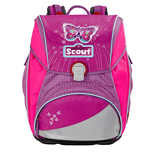 Scout école, cartables alpha-purple “butterfly”, 4 pièces