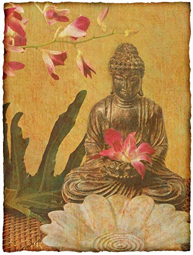 WallmonkeysWM264563 Buddha Card Peel and Stick Wall Decals (12 in H x 9 in W)