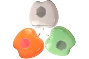 Cabilock Plastiktütenhalter Wandhalterung 3Stücke Hängende Müllsack Aufbewahrungsbox Kunststoff Lebensmittel Müllsack Spender Plastiktüte Aufbewahrung Veranstalter Apfelform,17x16cm, 8E5011I43274TVIQ