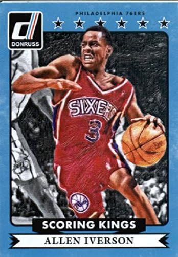 2014 /15 Donruss Scoring Kings Basketball Card #4 Allen Iverson Philadelphia 76ers
