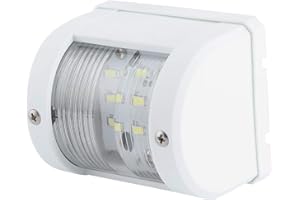 banapoy Marine Navigation Light, Yacht Lamp, Plastic Waterproof Boat Use 135 Degrees for Boat Navigation