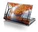 Produktbild TaylorHe Folie Sticker Skin Vinyl Aufkleber mit bunten Mustern für 15 Zoll 15,6 Zoll (38cm x 25,5cm) Laptop Skin Bäume, Herbst, Landschaft