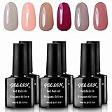 Gellen Brand 10ml UV LED 6 pcs Starter Kit Nail Lacquer Gel Nail Polish Gel Colors Nail Art #6