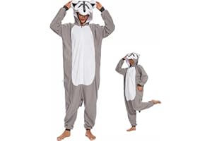 RandWind Pyjamas Onesies Cosplay Unisexe Animaux Halloween Costume Combinaison