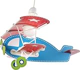 Dalber 54002 Baby Plane Flugzeugform -Hängenleuchte, Plastik, blau, 49 x 64 x 39 cm
