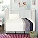 COT BED DUVET COVER WITH PILLOWCASE- SUPERIOR NATURAL COTTON RICH 120 X 150 CM HAND MADE APPLIQUE PINTUCK - MARAYM BLACK