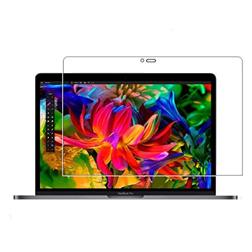 MOSISO Premium 9H Härte superdünn HD Klar Bruchsichere Kratzfest Gehärtetem Glas Displayschutzfolie für NEUESTE Macbook Pro 15 Zoll with Touch bar (A1707, Oktober 2016), Klar