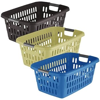 Wäschekorb Wäschekörbe Plastik Kunststoff Wäsche Korb Farbauswahl (Gute