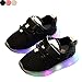Produktbild LED Schuhe Kids Light shoes, Stillshine – Junge Girls blinken Sport Running Sneaker Baby shoes Halloween Christmas Gift (22, Schwarz)