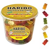 Haribo Maxibox Ositos Oro Caramelos de Goma - 650 gr