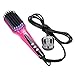 ACEVIVI Digital Anti Static Ceramic Hair Straightener Heating Detangling Hair Brush Paddle Brush For Faster Straightening Styling(Pink)