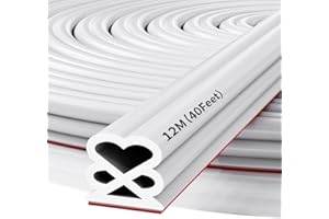 FFPMYF Guarnizione per porta, nastro di tenuta autoadesivo, guarnizione per finestre impermeabile, nastro sigillante per porte e finestre, guarnizione in gomma, guarnizione in gomma per porte e finestre