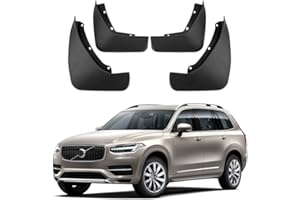 ERMWALR for Volvo XC90 R-Design 2016-2022 Mud Flaps - Set of 4 No Drilling Required Car Fenders Flexible PP Mud Flap Splash Guard