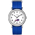 TIMEX Unisex Weekender 38mm Watch with Slip-Thru Single Layer Strap