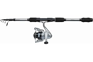 Mitchell Catch Pro - Juego de caña de Pescar y Carrete Giratorio Ideal para múltiples situaciones de Pesca y Spinning, Combo de caña y Carrete de Gran Valor para Pescadores