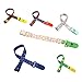 Produktbild 6 pcs Goldore Baby Fester Knopf Länge Pacifier Clip Kette Infant Adjust Tropfenfeste Wölbungs-Bügel