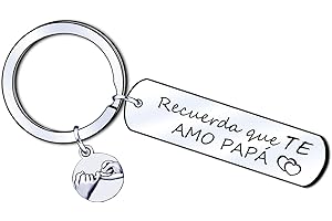 LUODAN Llavero Papá,Regalo para Papá con Palabras Significativas,Ideal Como Regalo del Día del Padre y Cumpleaños del Padre Navidad Aniversario día de Regalo