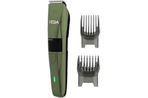 Vega P1 Battery Powered Beard Trimmer for Men with 160 Mins Runtime & 40 Length Settings, (VHTH-25) Multicolour