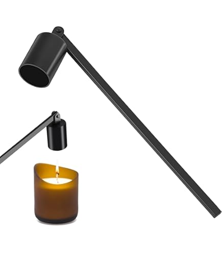 Spegnicandele In Acciaio Inox 2 Pezzi | 20 Cm | Oro E Argento | Per Candele, Matrimoni, Chiesa E Decorazioni - Foto 3