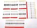 Produktbild 100 Dioden Kit 1N4007 1N5819 1N4148 1N5399 1N5408 FR107 1N5822 FR207 #1573