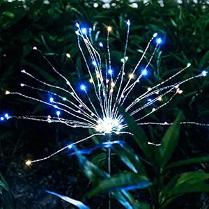 Epyz Solar Garden Lights, Garden Decorative Light, Firework Lights, Solar Landscape Lights, DIY Lights, 90 LED Powered 35 Copper Wires for Walkway Patio Lawn Backyard, Party Decor [ Multicolour ]
