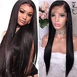 2.Hair Texture: Straight Lace Front Wig Virgin Human Hair with Adjustable Straps, Natural Hairline with Baby Hair Around. Hair is Soft and Beautiful with no Weird Smell, Suit for any Occasion, Such as Wedding/Party/Birthday/Festival and so on