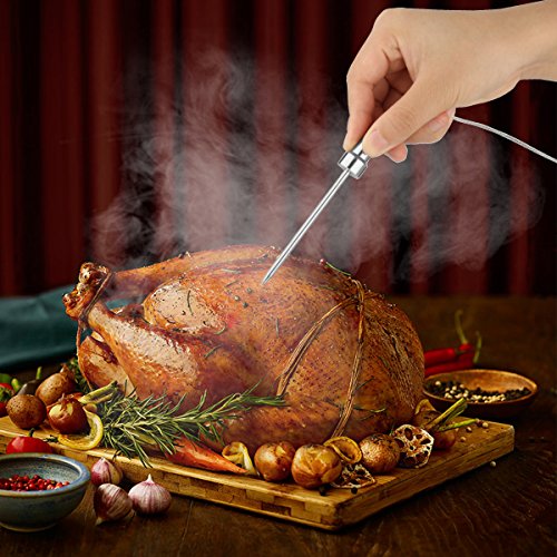 Grill Heft 4 fühler für Barbecue Thermometer Intelligente Fleisch sonde von WEINAS (4 fühler) - 3