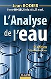 Image de L'analyse de l'eau - 9ème édition - Eaux naturelles, eaux résiduaires, eau de mer