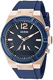 Guess Damen Analog-Digital Quarz Uhr mit Silikon Armband C0002M1