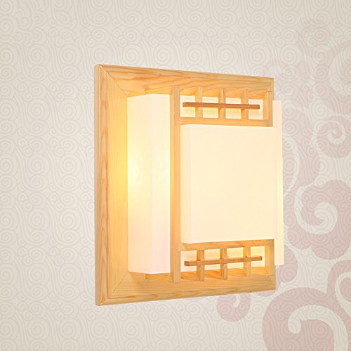 Preisvergleich Produktbild Deckenleuchte E27 Lichtquelle * 2 Lampenbeleuchtung Moderne Mode Einfache Art Massivholz Imitation Schaffell Schlafzimmer Wohnzimmer Konferenzraum Höhe 11,82 Zoll / 30cm 11W-15W