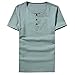 Produktbild Herren Bluse Herren T-shirt,Beikoard Persönlichkeit Männer Casual Schlank Kurzarm O Neck T-shirt Top Bluse Einfache Highlights Jungen Charm Reine Farbe Tops 2018 World Cup Ball Anzug Slim Fit Top (L2, Grün)