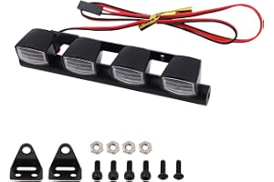 WANGCL RC bil LED-ljusrc billampor taklampa Rc ljussats 4 LED 100 mm för 1/10 RC bil fjärrkontroll monster truck RC crawler k