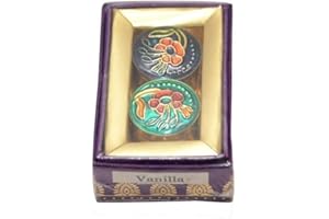 FASHNKART Chakra Parfum solide naturel vanille pour femmes et hommes, fait à la main avec des huiles essentielles, végétalien et longue durée 0,14 OZ