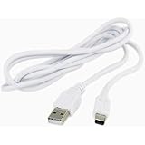 Devine Customz 3m Extra Long Charging Cable Lead For Nintendo Wii U Controller - White Charger