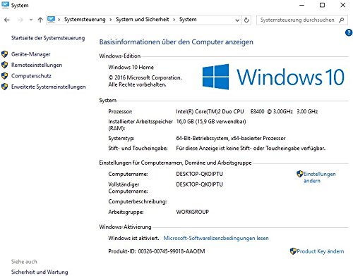 Refurbished Office PC mit 3 Jahren Garantie optional mit Win10 | HP Compaq Elite 8000 SFF Desktop PC | Intel Core 2 Duo 2.93/3.00Ghz | DDR3 1333MHz RAM | 250 GB HDD 7200 rpm | DVD ROM | Stabiles Metallgehäuse | Small Form Factor / Thin Client | 10x USB 2.0 | LAN (16GB DDR3 RAM | 3.00Ghz E8400 | Windows 10 Home) - 5