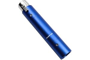 Sarini Mikrofonvorverstärker Mic Booster Vorverstärker Ultra-Clean Gain für dynamisches aktives Inline-Mikrofon Bis zu +28 dB Verstärkung für Aufnahmen im Rundfunkstudio